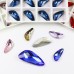 DZ 3130 wing shape crystal fancy stone